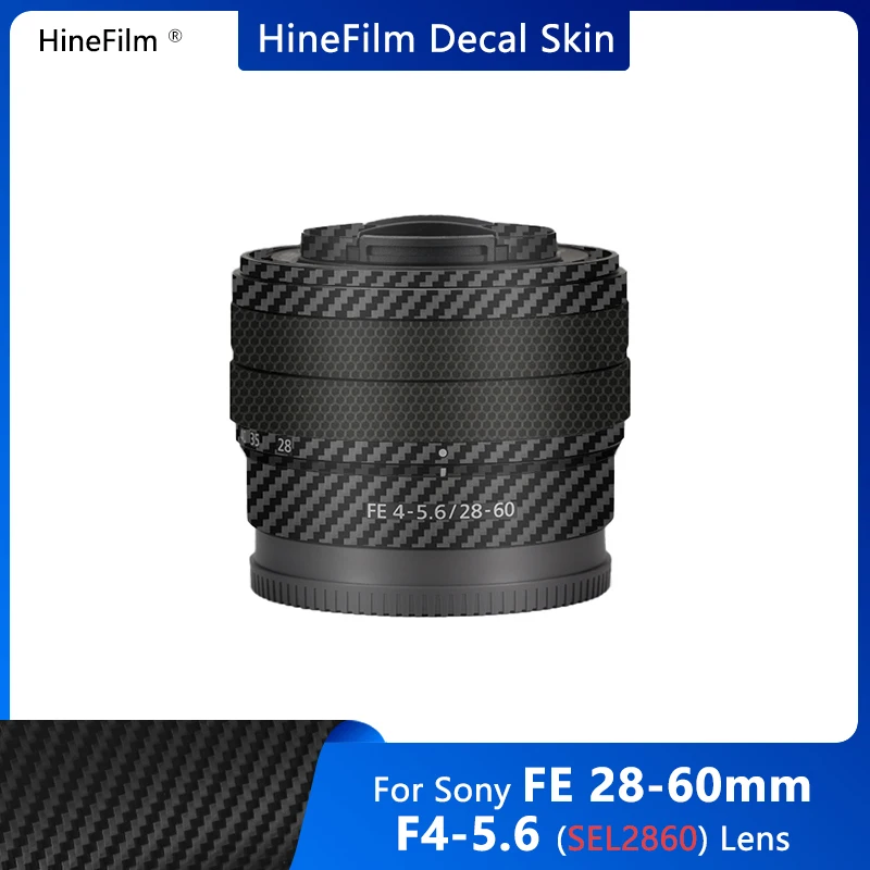 Per Sony 28 60Mm Lens Sticker Sel2860 Decal Skin Per Sony Fe 28-60Mm F4-5.6 Lens Protector Fe28-60 Wrap Cover Film 2860 28-60