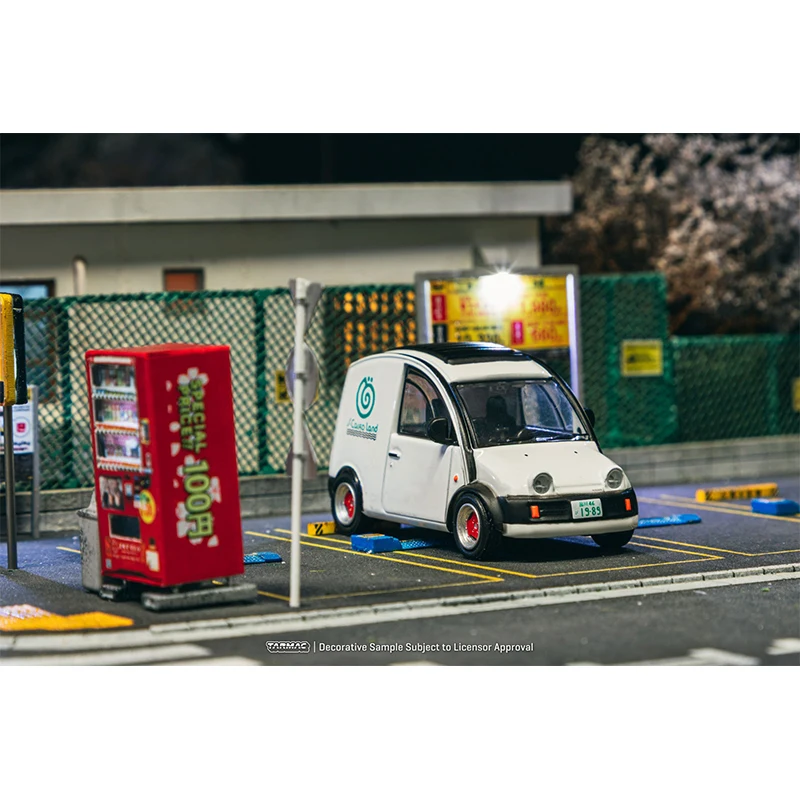 TW In Stock 1:64 Nissan S Cargo White Openable Rear Door Diecast