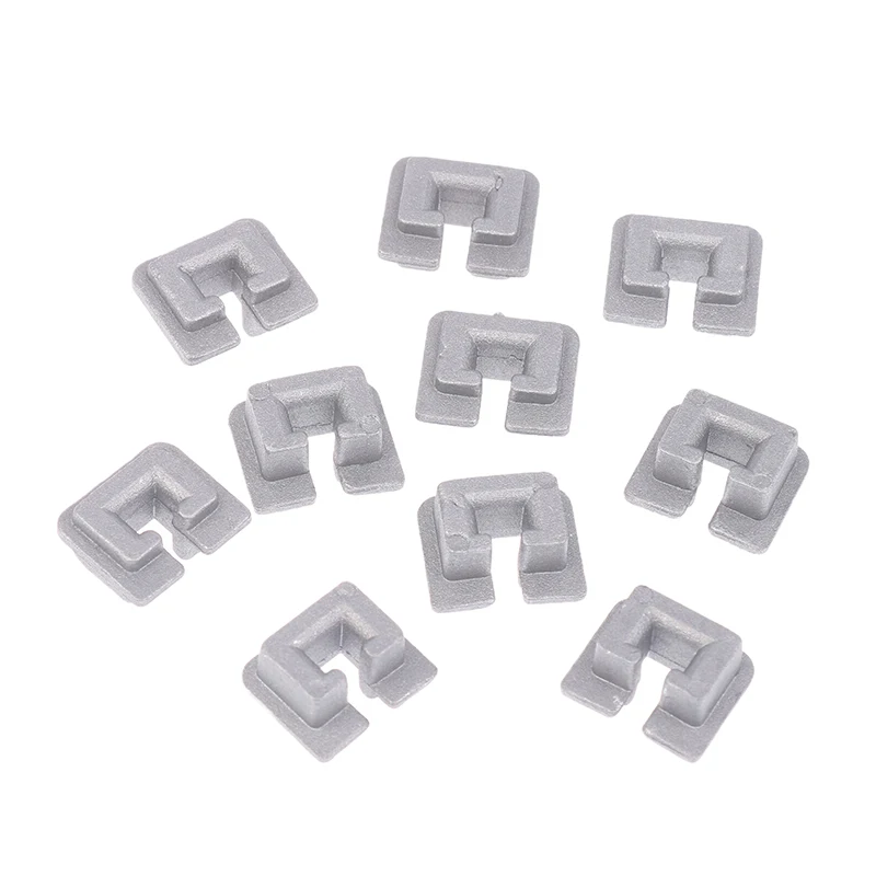 5/10 Pcs Aluminum Alloy Trimmer Head Eyelet Square Cord Buckle Replacement Parts Gardening Tools Lawn Mower Trimmer Accessories