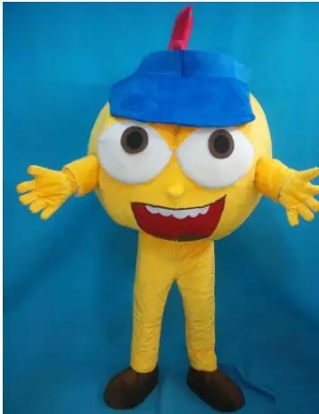 New Adult Deluxe Yellow Ball Mascot Costume Cosplay Mascotte Fancy Dress Character Carnival Christmas Celebration Mascot Costume