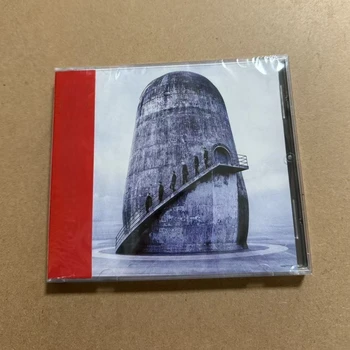 Copertina in Metallo Industriale per CD Audio con Silhouette di Edificio in Cemento, Disco da Collezione di Heavy Rock Tedesco, Ideale per Esposizione e Collezione