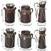 Durability Metal Gardening Can Rustics Milk Can Flower Holder Decoration 6XDE 6