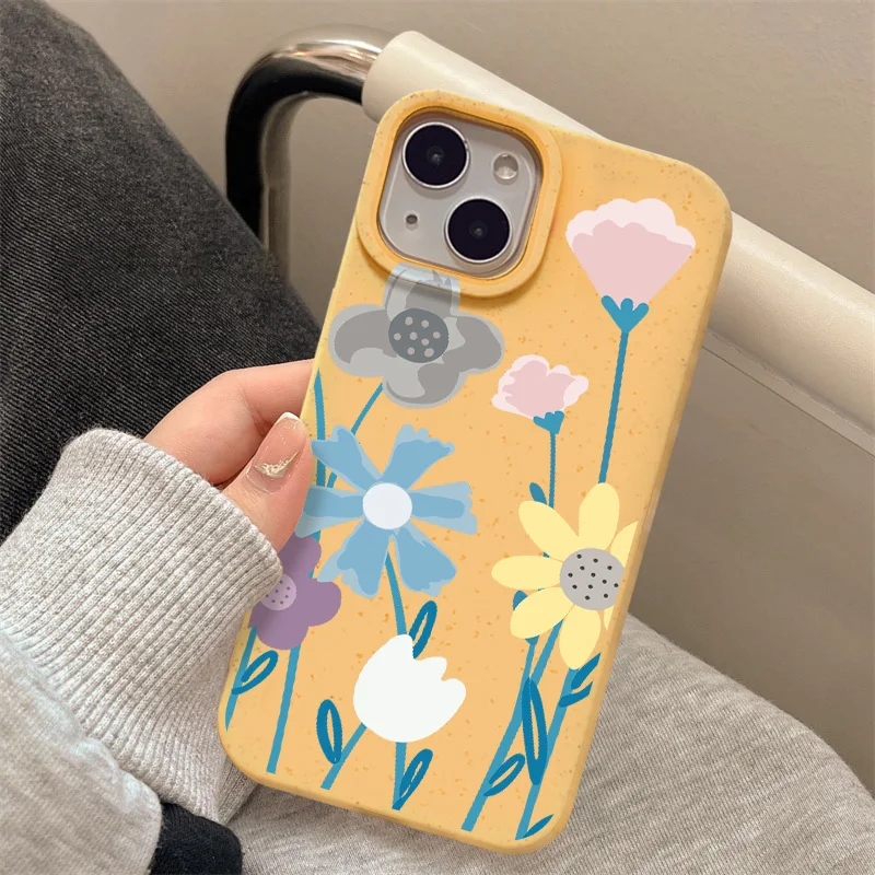 thumbnail image 1 of Para iPhone 15 Pro Max Funda iPhone 11 16 12 13 14 Pro Max 7 8 Plus SE 2022 SE2020 XR XS Max Fundas Lindas Flores Pequeñas Funda, 1 of 5
