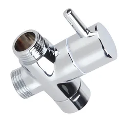 T-Adapter 3-Way Water Diverter Valve Athroom Accessories Toilet Bidet Sprayer Bathroom Accessories Connector Separator Faucet