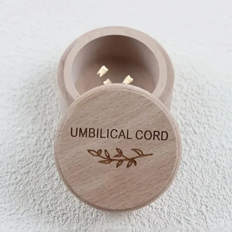 Boîte commémorative en bois pour dents de cheveux fœtaux de bébé, boîte commémorative sculptée, cadeau de baptême pour nouveau-né, boîte de cordon ombilical
