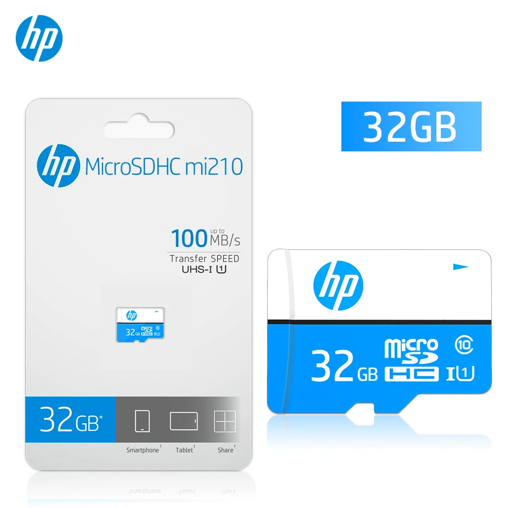 오리지널 HP 마이크로 SD 카드 128GB 64GB 32GB 고속 마이크로 SD 카드 Class10 마이크로 SD 메모리 DJI 포켓캠 및 휴대폰용