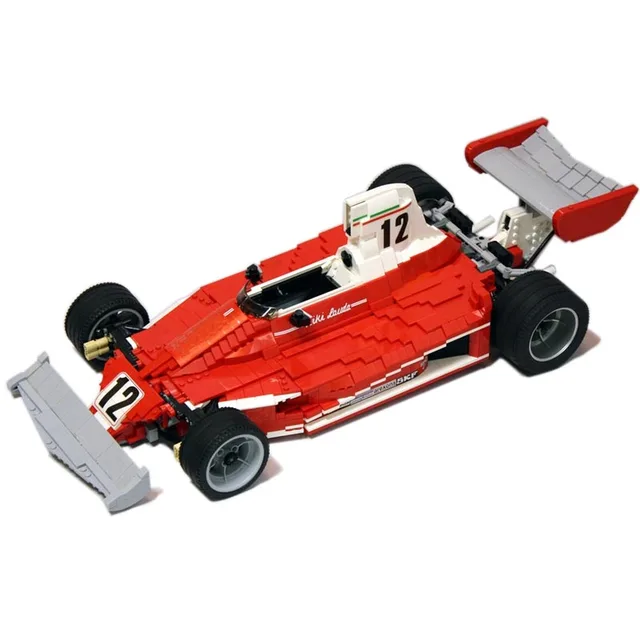 Top lego ferrari 312t Best Sale Classic model MOC 12763 312T scale 1 8 SuperSupercar Racing Car Model Buiding Creators Block Bricks Toys Kids Birthday Gift AliExpress
