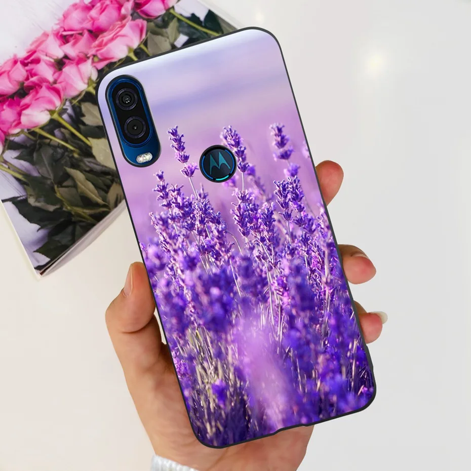 Cute Flower Cat Painted Soft Silicone Phone Case Cover
