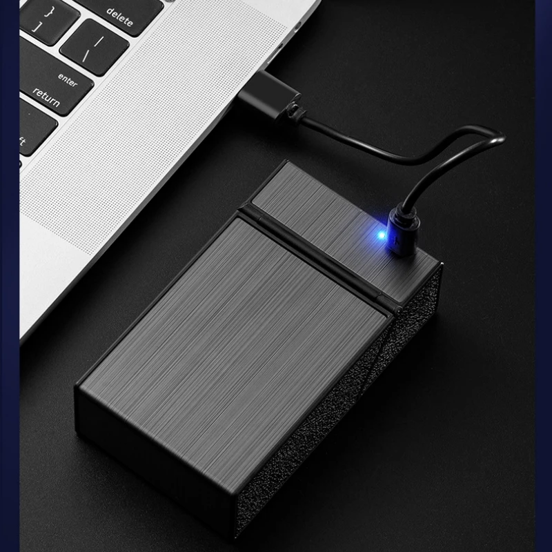 Premium Waterproof USB Rechargeable Lighter - Outdoor Electronic with Tungsten Ignition