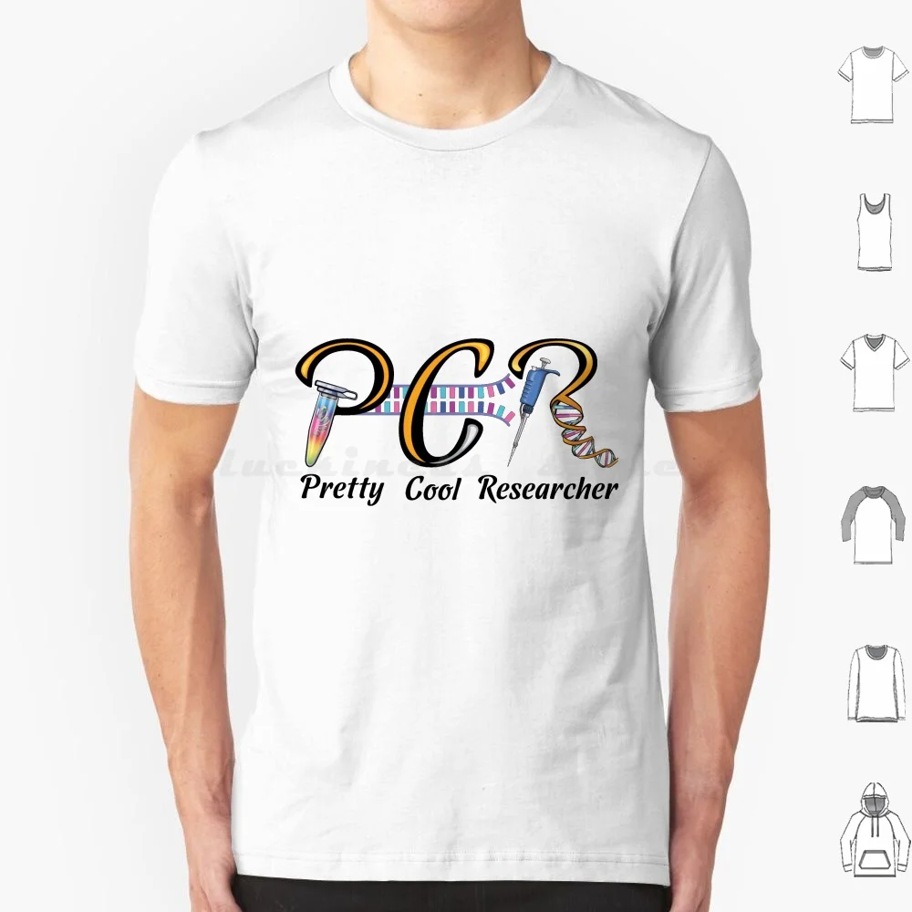 Pcr-Abbastanza Cool Con Pipetta Dna E Pcr Fiala T Shirt 6Xl Cotone Cool Tee Pipetta Pcr Dna Polimerasi Catena Reazione Scienza
