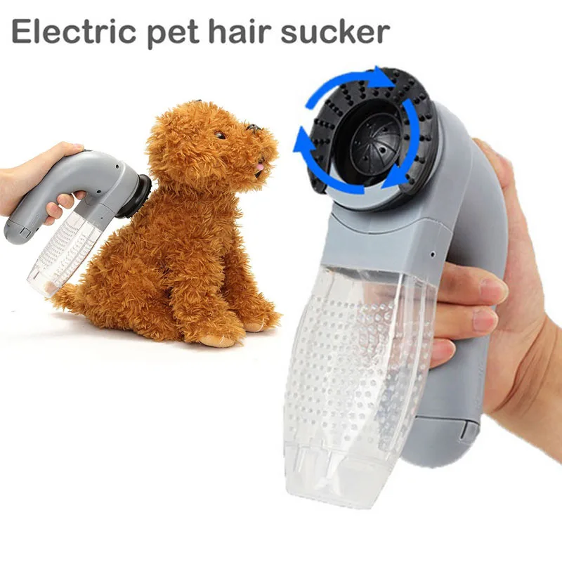 Animal de Estimação Aspirador de Cabelo Escova de Cabelo Portátil Elétrico Cabelo Otário Gato Cão Sucção Pet Massagem Limpeza Vara Ferramenta Limpa 4 Computers & Electronics