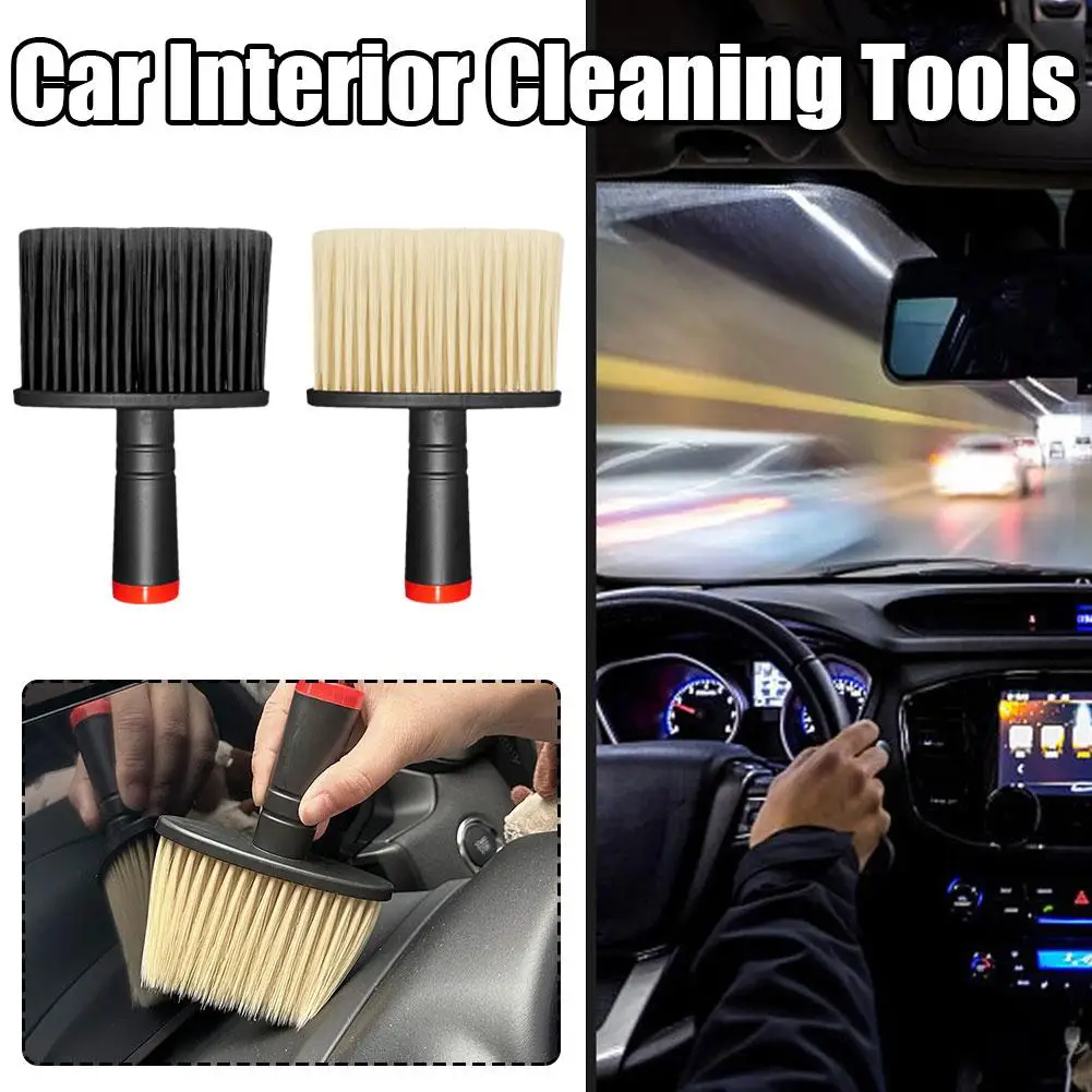 

Car Air Outlet Cleaning Brush Dashboard Air Conditioner Sweeping Car Soft Interior Crevice Brush Detailing Remova Dust Dust U3j6