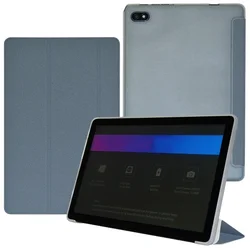 For Blackview Oscal Pad 10 10.1" Tablet PC Slim Tri-Folding Stand Flip Book Cover Case with Soft TPU Back Shell