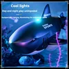 Remote Control Shark Spray Light Whale 2.4g Remote Control Boat Electric Kids Pool Beach Bath Boys Adults Toy Xmas Gift Surprise 1