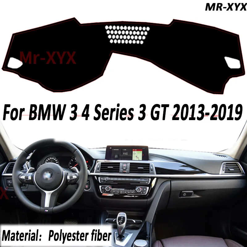 For BMW 3 4 Series GT F30 F31 F34 2013 2019 Car Dashboard Cover Mat Sun Shade Pad Carpet Anti UV