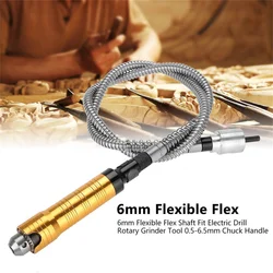 Flex Shaft Rotary Tool Attachment Engraver Flexible Shaft 0.24in 6MM Handpiece Power Mini Grinder For Carving Polishing Drilling