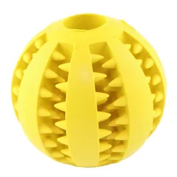 Interactive Bite - Resistant Dog Toy for Boredom Relief and Dental Health (Yellow)