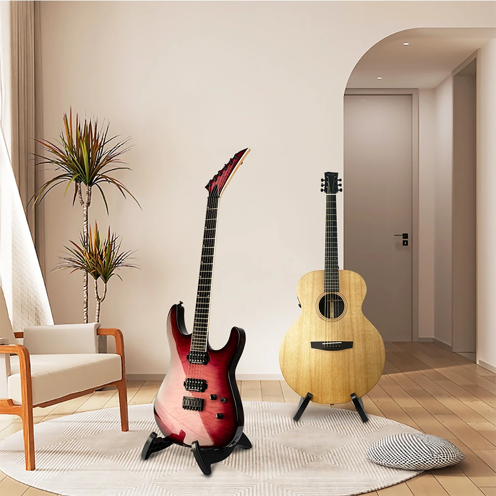 Guitto Series GGS-01 Guitar Stand Classic Foldable Anti-Slip & Anti Scratch Trip