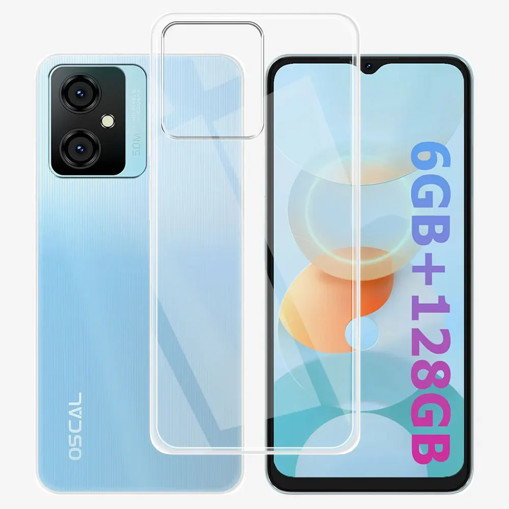 Clear Silicone TPU Soft Phone Case Cover