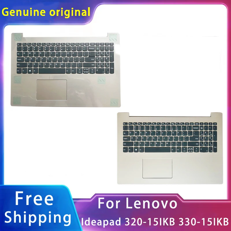 

Новинка для Lenovo Ideapad 320-15IKB 330-15IKB 320-15 330-15 запасные аксессуары для ноутбука клавиатура и сенсорная панель серебристая