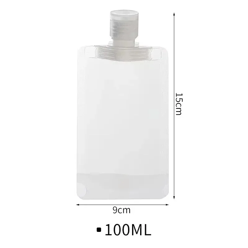 Cosmetic Lotion 10cs 30/50/100ML Thickened Travel Subpackage Shower Gel Shampoo Portable Facial Cleanser