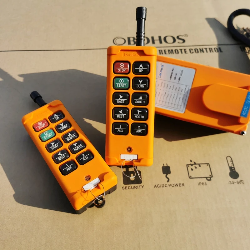 HS 10 10Channels Industrial Controller 2transmitter+1receiver Hoist