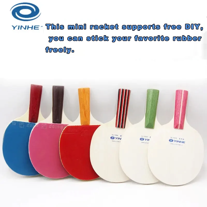 Tannis Racket Smal 2/3/6Pcs YINHE Mini Size Table Tennis Racket for Collection Display ...