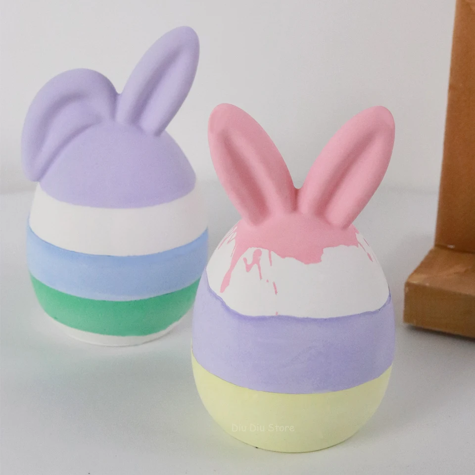 Set 3 Stampi In Silicone Per Pasqua – Coniglietti E Cuori Per Candele, Sapone, Gesso E Resina, Flessibili E Riutilizzabili, Fai Da Te Creativo