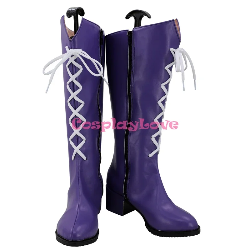 

CosplayLove Custom Made Purple Sailor Saturn Cosplay Shoes Long Boots For Girl Women Christmas Halloween