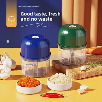 USB Garlic Grinder Wireless 260ml Blender Portable Kitchen Machine for Vegetable Chili Chopper And Meat Grinding 1