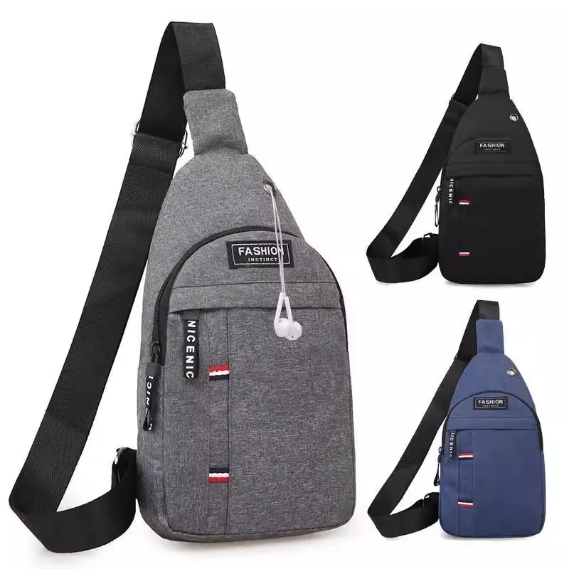 Chest Bag Men's One Shoulder Crossbody Bag Large Capacity Outdoor Sports And Leisure Fashion Small Shoulder Large Capacit