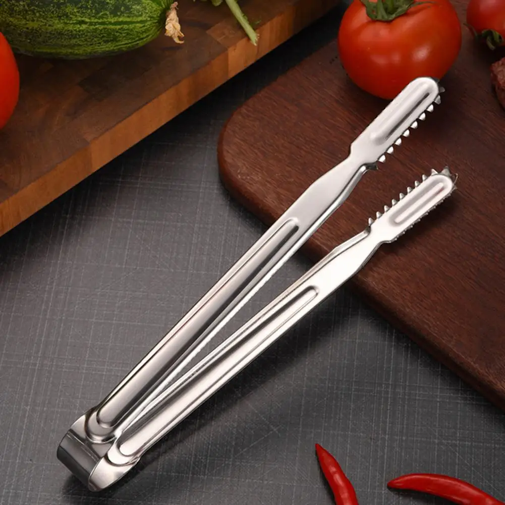 Stainless Steel Food Tongs Lightweight Rust-proof Cooking Tongs Heat-Resistant Kitchen Utensil for Home Restaurant Picnic Cookin kitchen tools