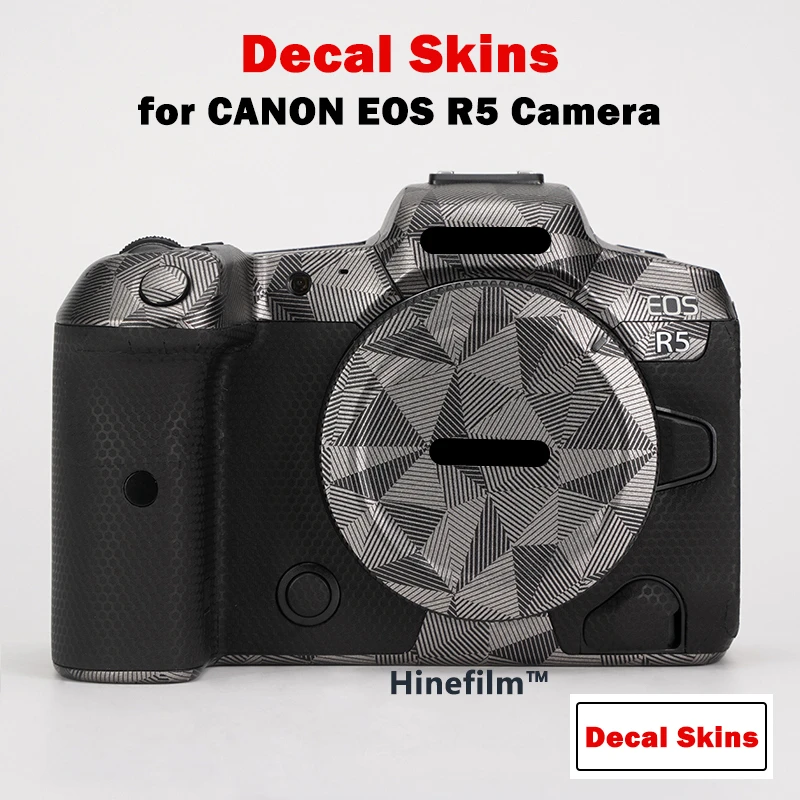 Eos R5 Camera Vinyl Decal Skins Wrap Cover Per Canon Eos R5 Camera Premium Sticker 3M Premium Anti Scratch Court Wraps Custodie