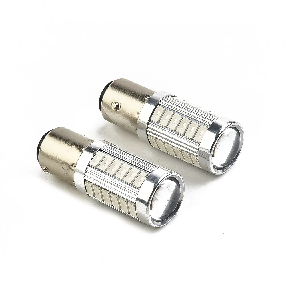 

Stop Brake Tails Light Car White 1157 12V 2pcs Set High Brightness LED Lamp P21/5W SMD 360 Degrees BAY15D Bulbs