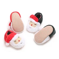 0-18Months Newborn Boys and Girls Christmas Baby Shoes Toddler First Walkers Soft Bottom Infant Flats Warm Snow Boots 1