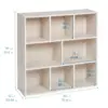 Streamline 8-Compartment Storage Cabinet, 36in, Classroom Furniture, White Wash 4