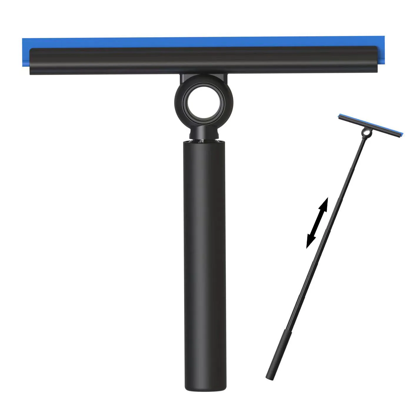Kit D'équipement De Nettoyage De Vitres Télescopique Extensible 230 Cm Avec épurateur En
