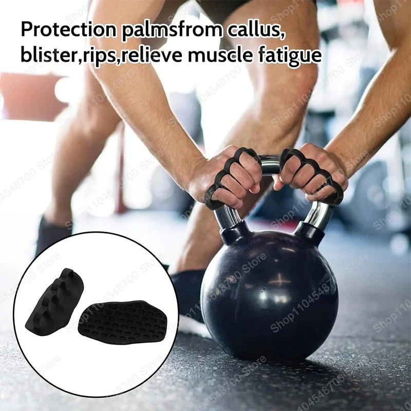 Anti-Slip Grip Strengthener No Sweaty Portable Finger Trainer Breathable Comfort Workout Grips for Dumbbell Lifting hand grips