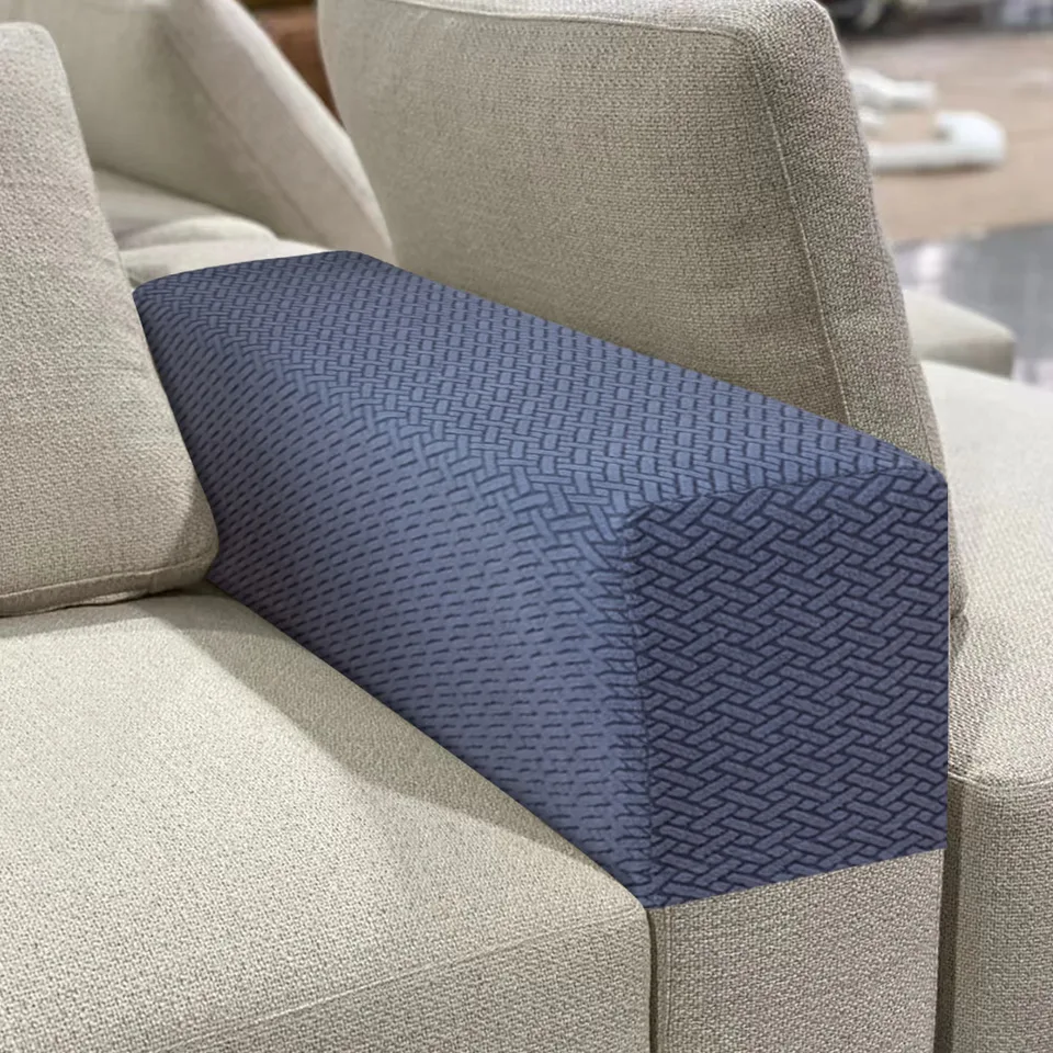 Elastic Sofa Arm Covers Washable Armrest Slipcovers