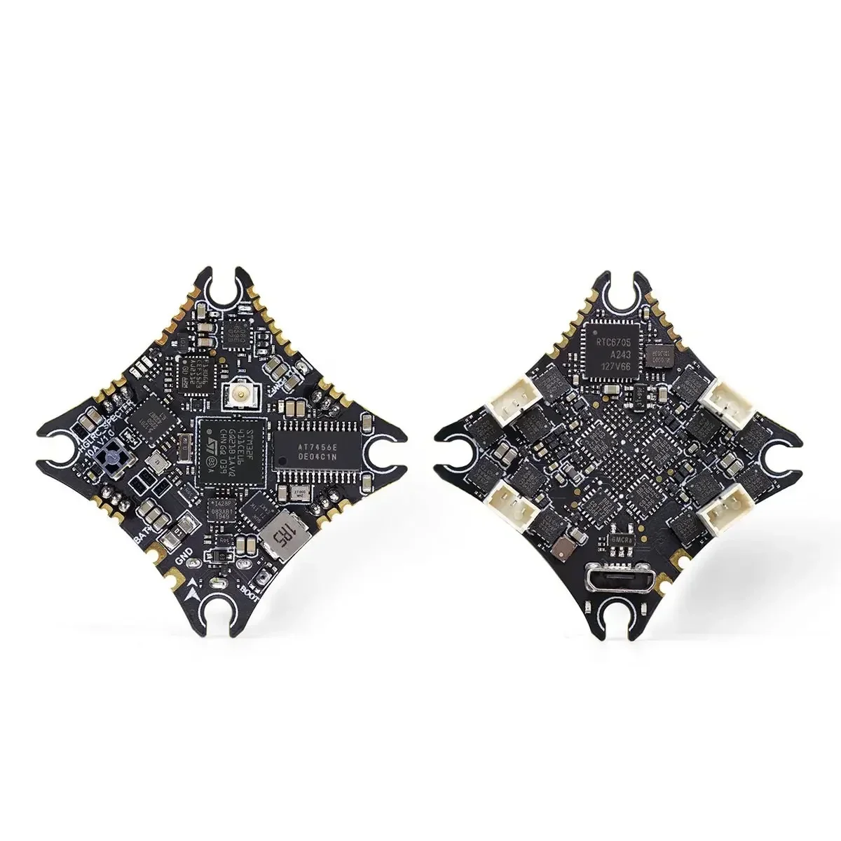 HGLRC SPECTER 10A 1-2S AIO - F411 Flight Controller BLHELIS 10A 5.8G 400mW VTX SPI ELRS 2.4G RX thumbnail 2