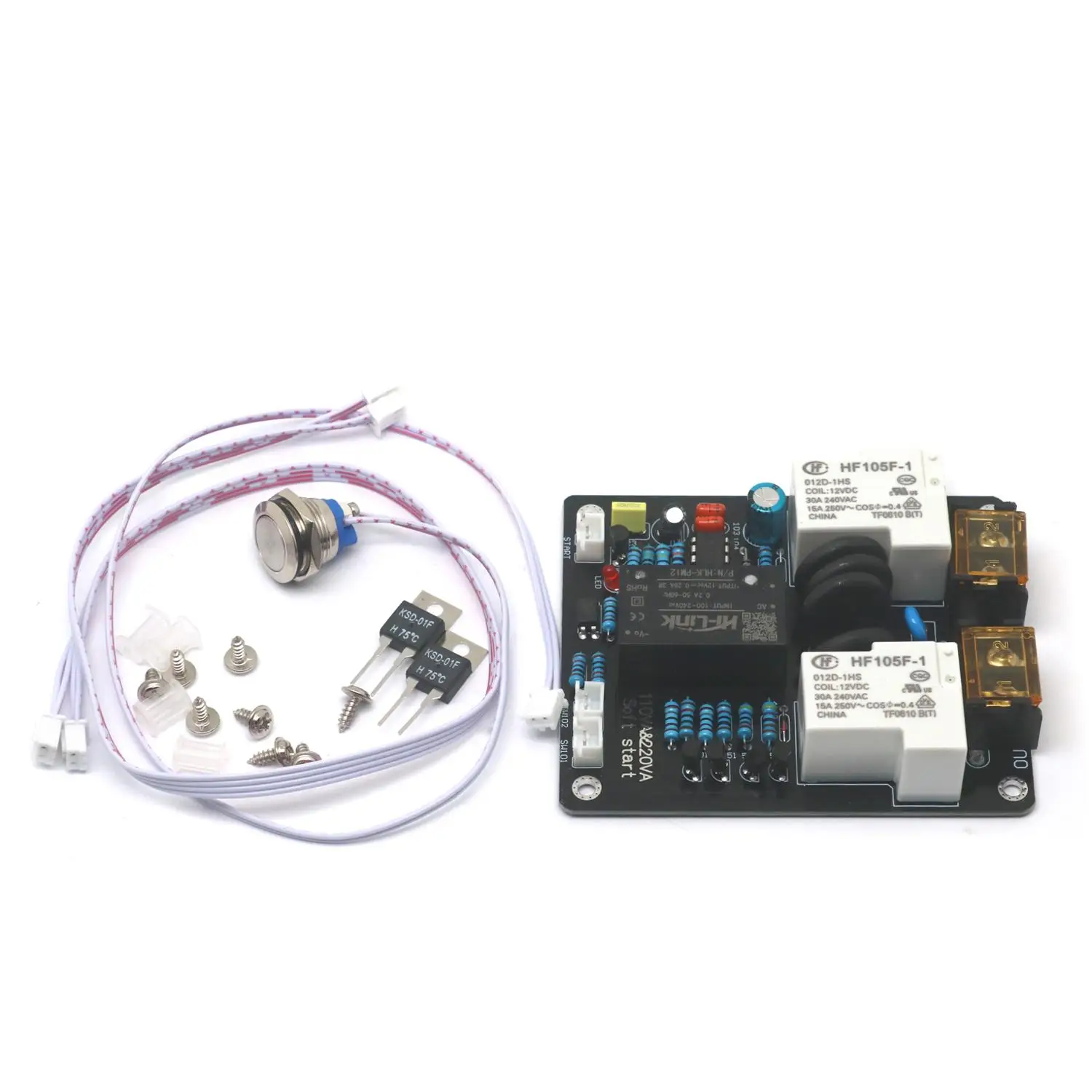 High Power Soft Start Board with Dual Temperature Control & Delayed Starter