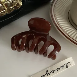 Elegant Colorful Hair Claw Clip for Women - 7cm Hair Accessory Barrettes (D - 4)