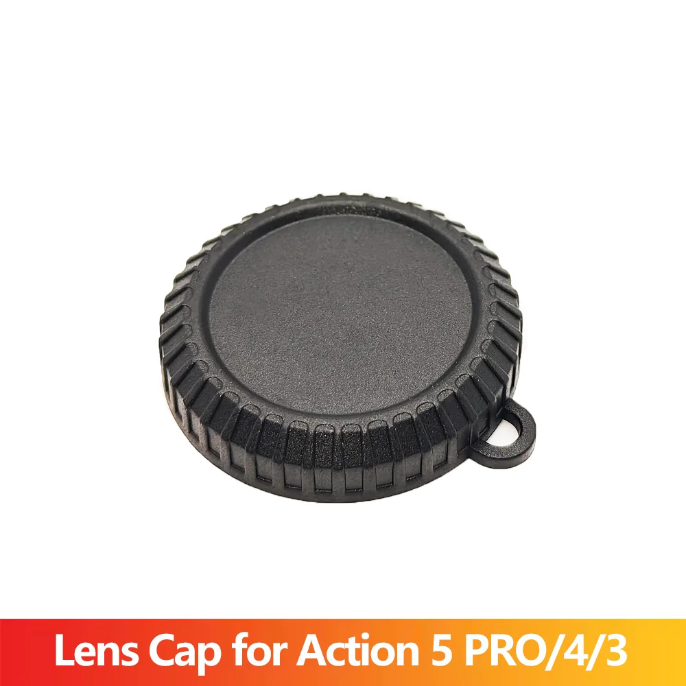 Capuchon Anti-rayures 2 Capuchons Objectif Pour DJI Osmo Action 4/3 - Protection Anti-Rayures Et Poussière (Noir, TPU) Capuchon TPU Action 3