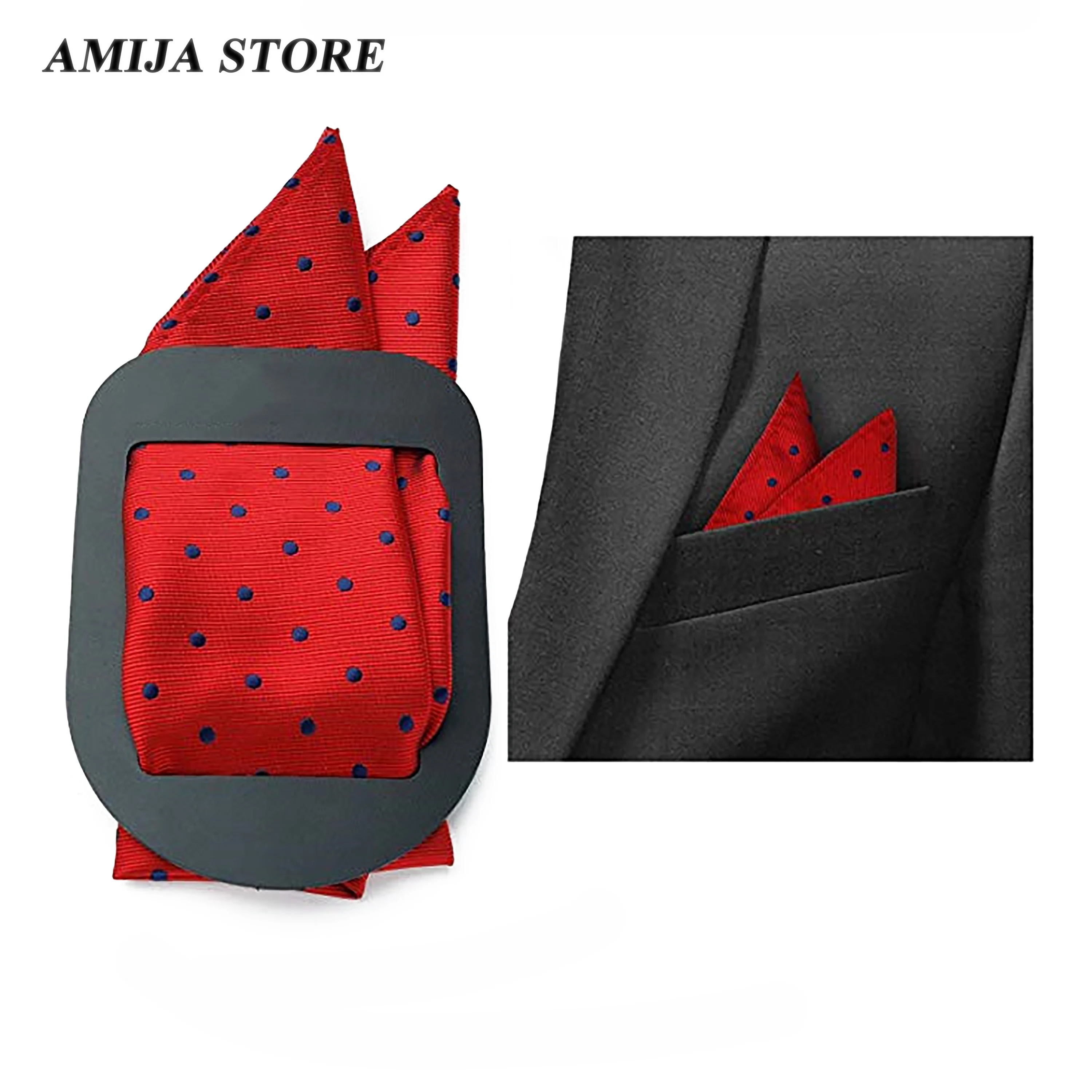 Fashion Pocket Squares Holder Handkerchief Keeper Organizer Man