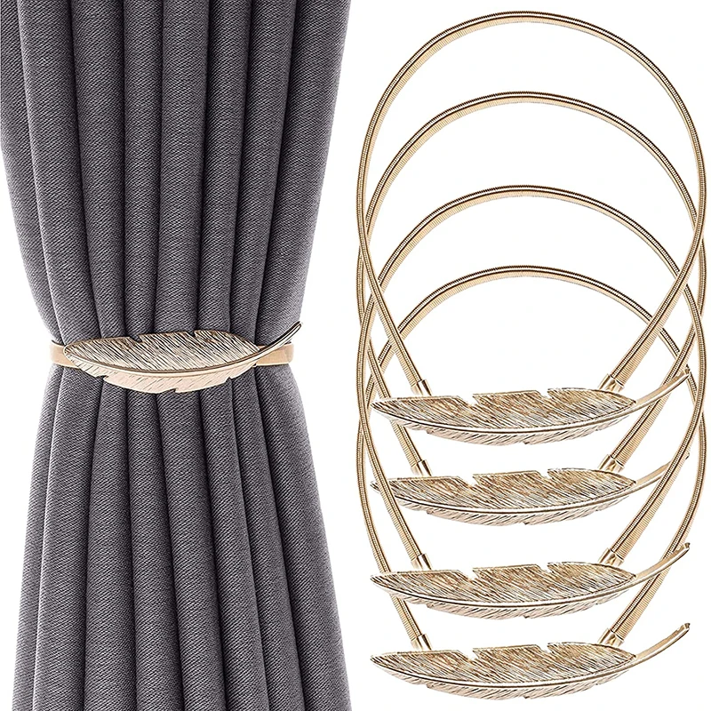 Elk Feather Curtains Holders Tieback Buckle Curtains Accessories