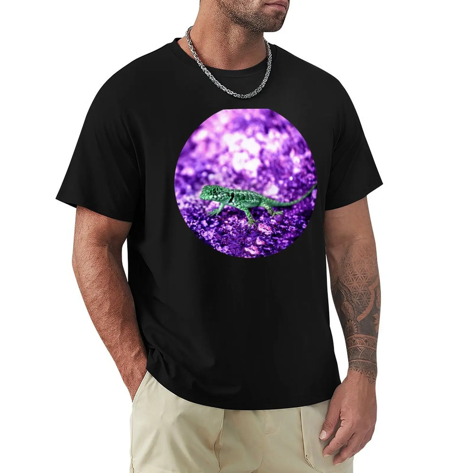 

lizard T-Shirt boys animal print Blouse sublime clothes for men