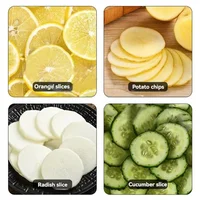 Многофункциональная овощерезка, овощерезка, коммерческая бытовая кубическая резка, кухонный комбайн из нержавеющей стали — изображение 5