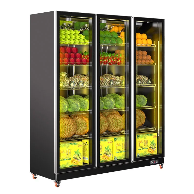 Light luxury bar chiller refrigerator beverage showcase sub zero beer fridge