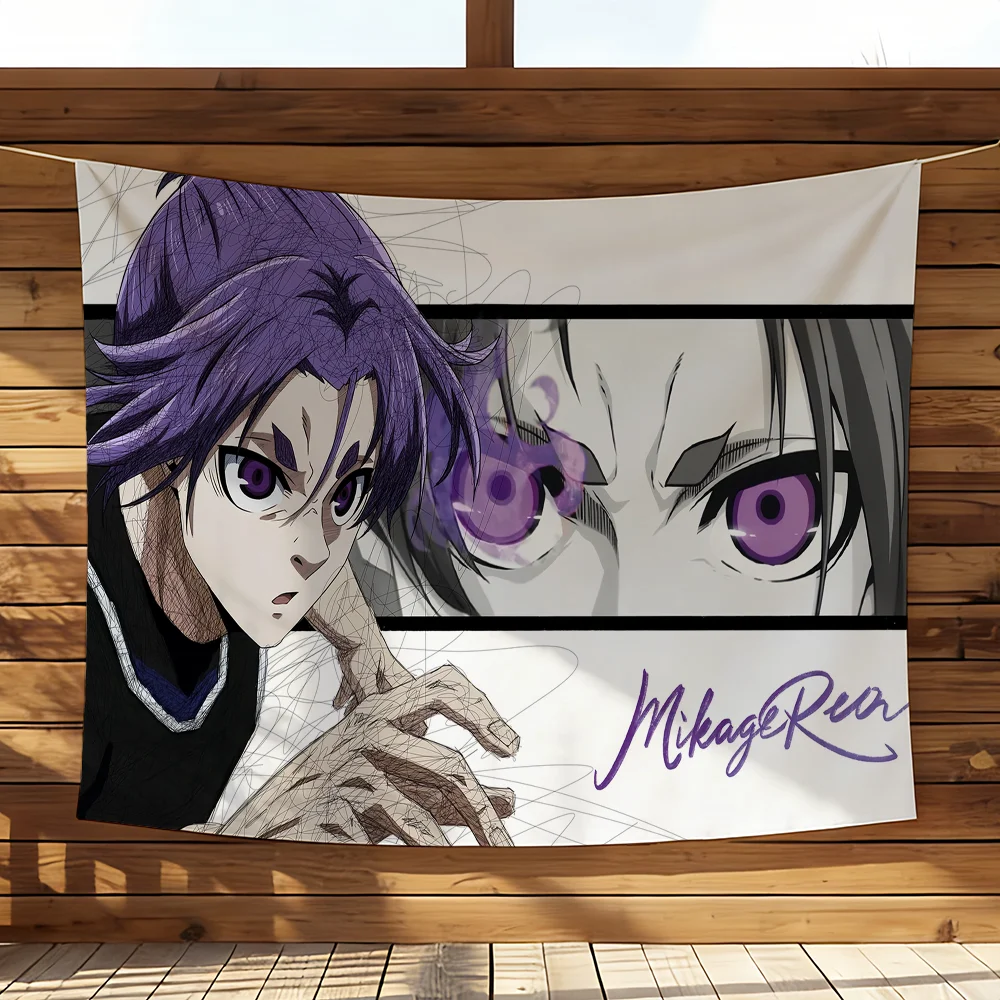 Anime Blue Lock Flag Decorative Banner - Perfect for Outdoor Camping, Family Parties, and Garden Decor Gift