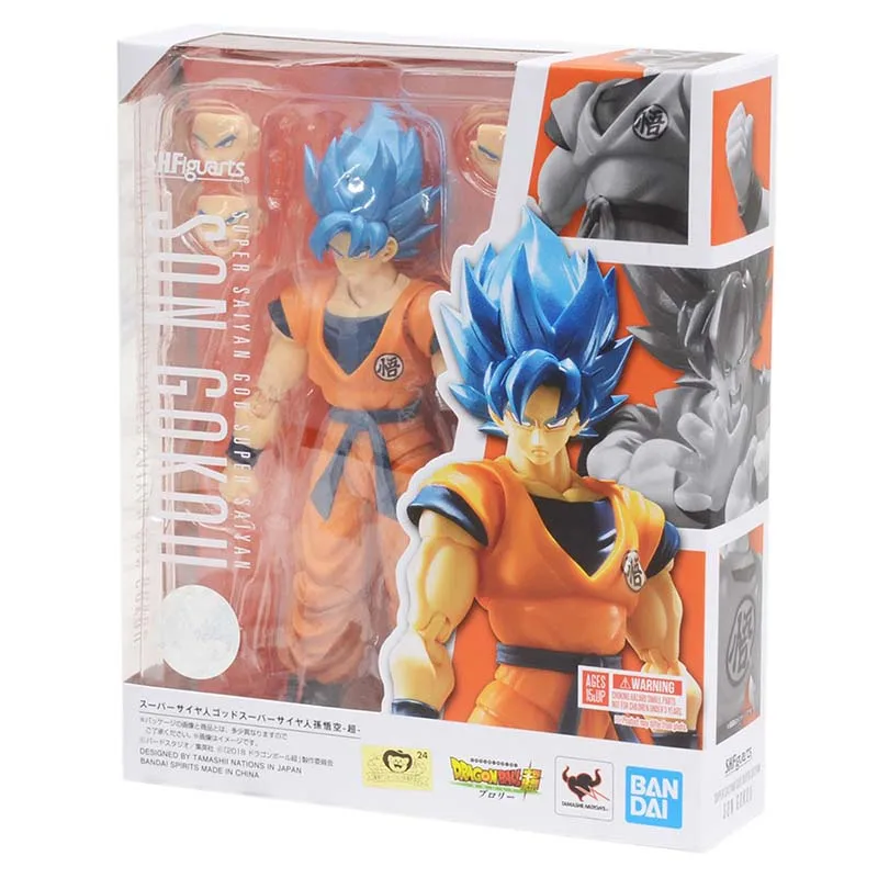 Bandai Japan Dragon Ball S.H. Figuarts Super Saiyan Blue Goku